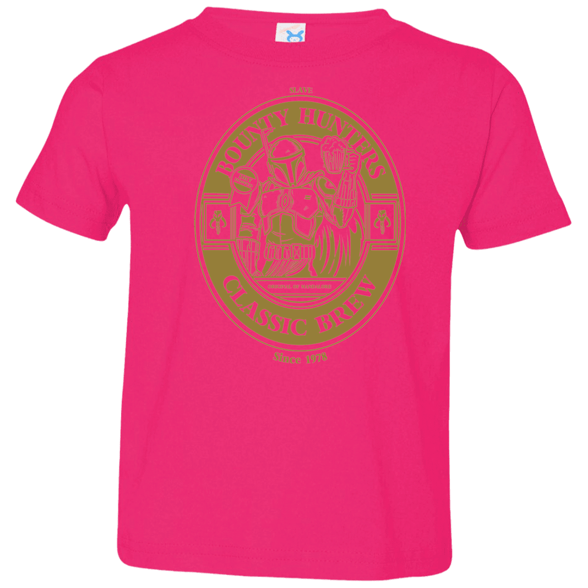 T-Shirts Hot Pink / 2T Bounty Hunters Classic Brew Toddler Premium T-Shirt