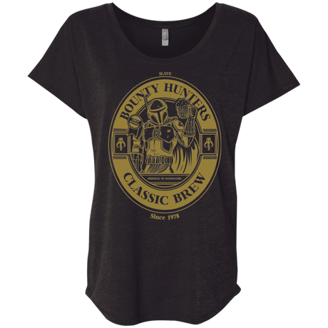 T-Shirts Vintage Black / X-Small Bounty Hunters Classic Brew Triblend Dolman Sleeve
