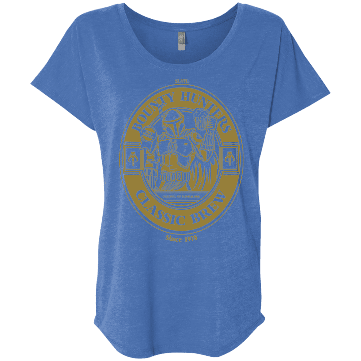 T-Shirts Vintage Royal / X-Small Bounty Hunters Classic Brew Triblend Dolman Sleeve