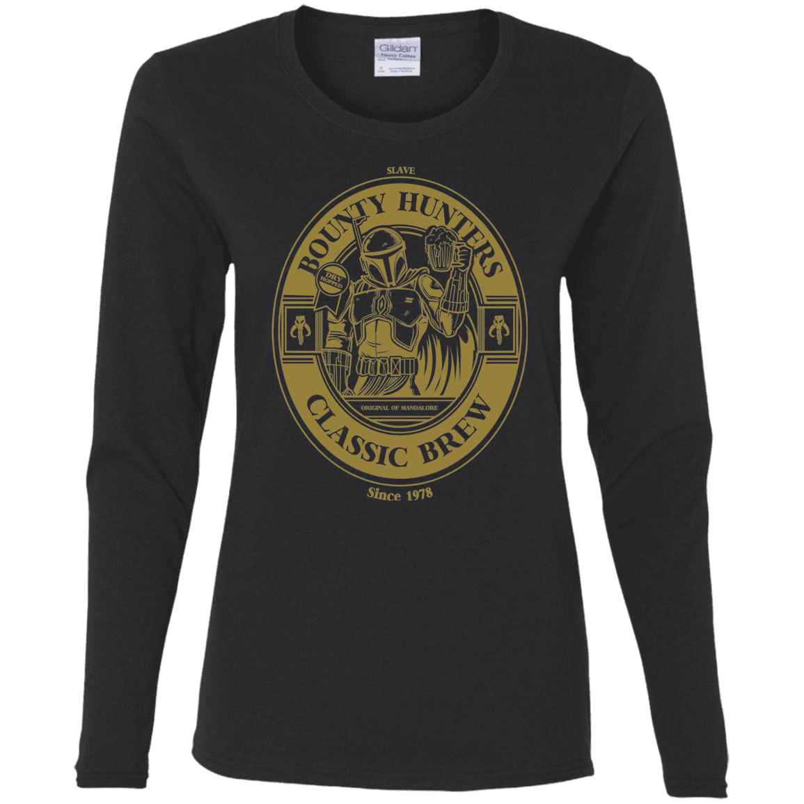 T-Shirts Black / S Bounty Hunters Classic Brew Women's Long Sleeve T-Shirt