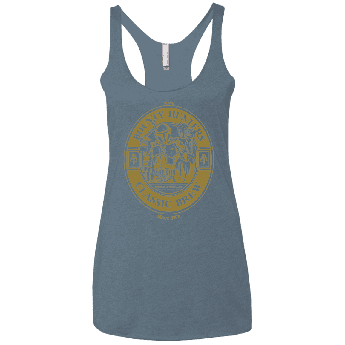 T-Shirts Indigo / X-Small Bounty Hunters Classic Brew Women's Triblend Racerback Tank