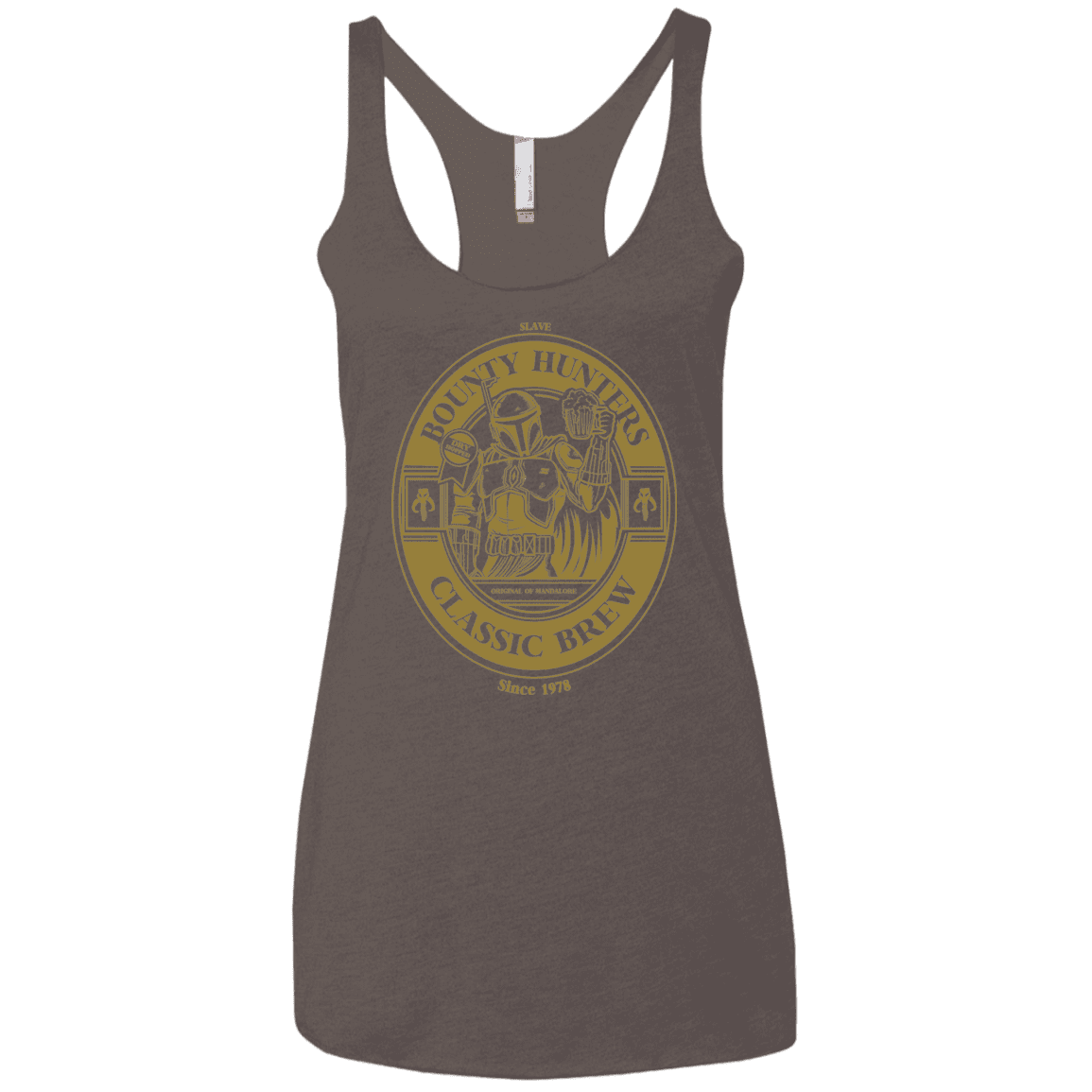 T-Shirts Macchiato / X-Small Bounty Hunters Classic Brew Women's Triblend Racerback Tank