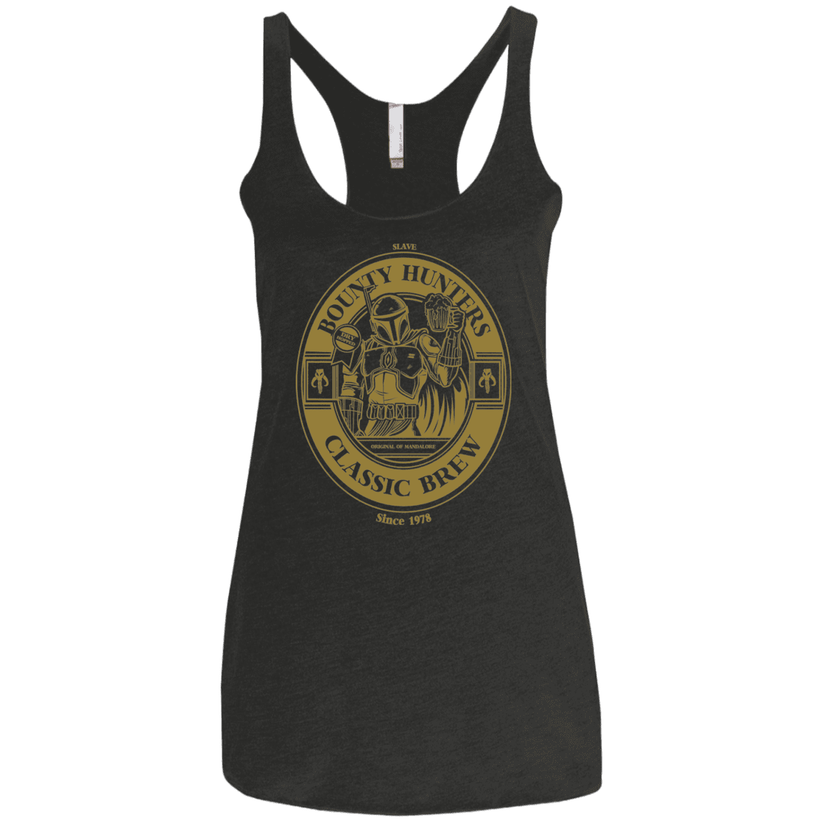 T-Shirts Vintage Black / X-Small Bounty Hunters Classic Brew Women's Triblend Racerback Tank