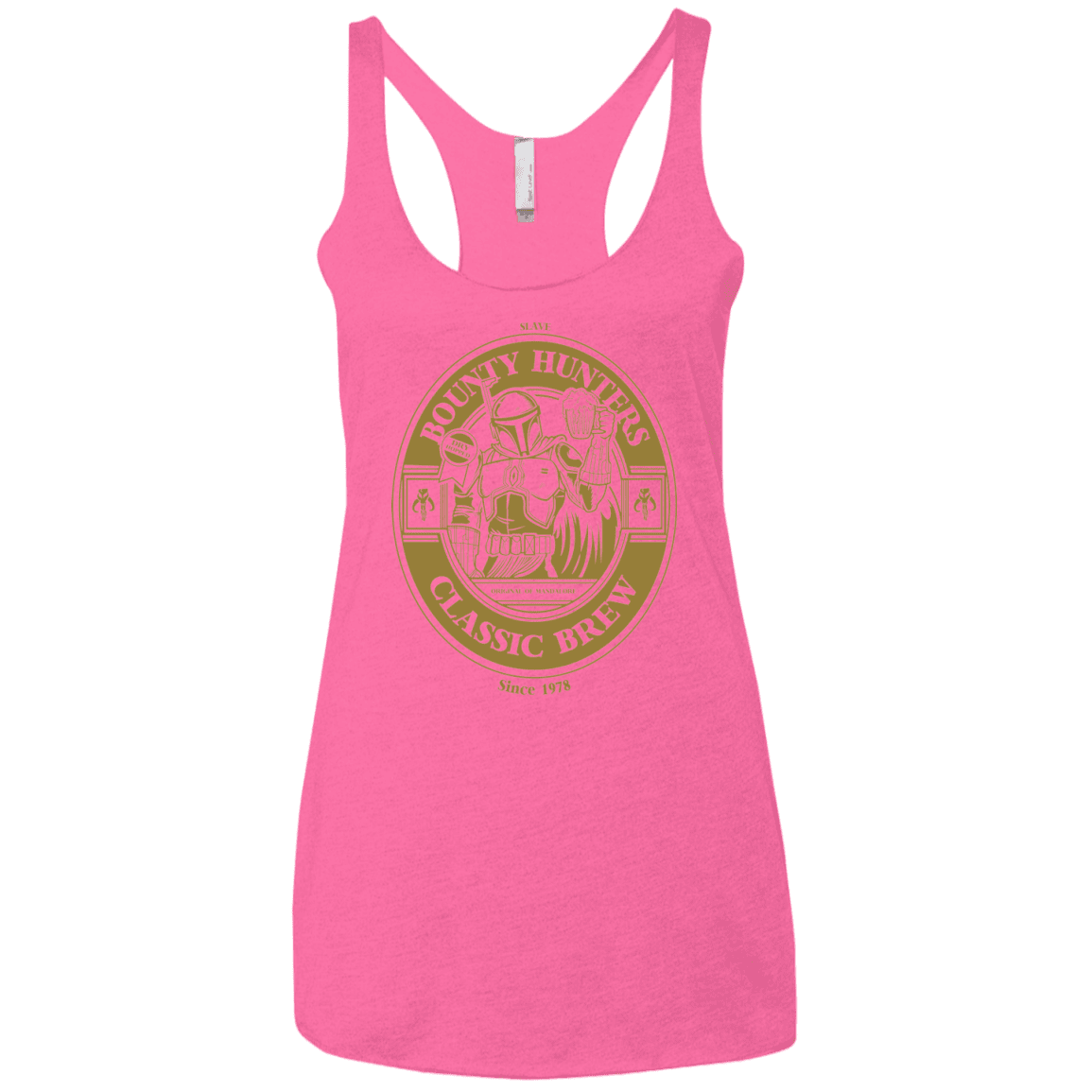 T-Shirts Vintage Pink / X-Small Bounty Hunters Classic Brew Women's Triblend Racerback Tank