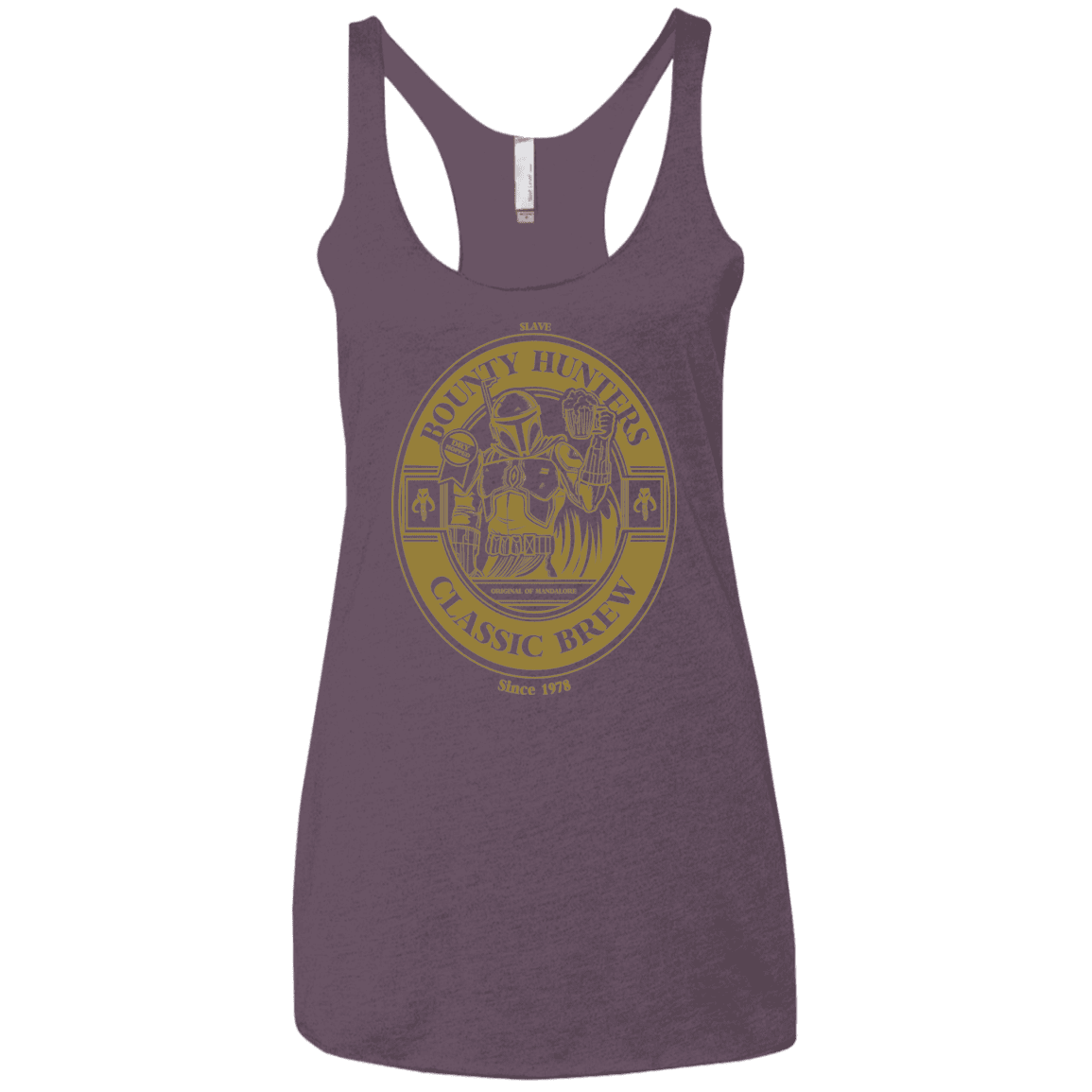 T-Shirts Vintage Purple / X-Small Bounty Hunters Classic Brew Women's Triblend Racerback Tank