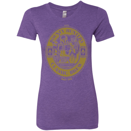 T-Shirts Purple Rush / S Bounty Hunters Classic Brew Women's Triblend T-Shirt