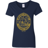 T-Shirts Navy / S Bounty Hunters Classic Brew Women's V-Neck T-Shirt