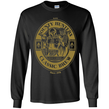 T-Shirts Black / YS Bounty Hunters Classic Brew Youth Long Sleeve T-Shirt