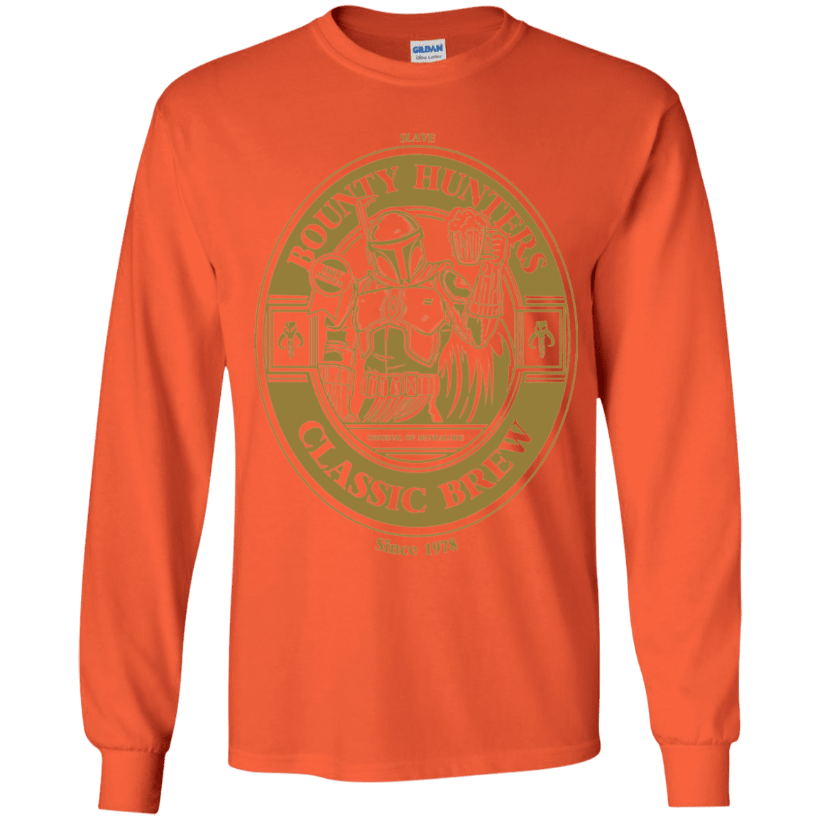 T-Shirts Orange / YS Bounty Hunters Classic Brew Youth Long Sleeve T-Shirt