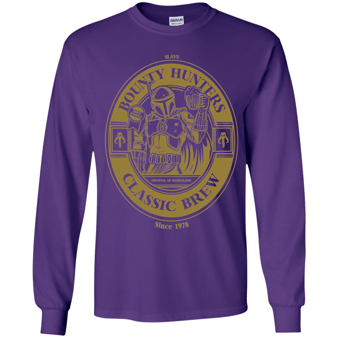 T-Shirts Purple / YS Bounty Hunters Classic Brew Youth Long Sleeve T-Shirt
