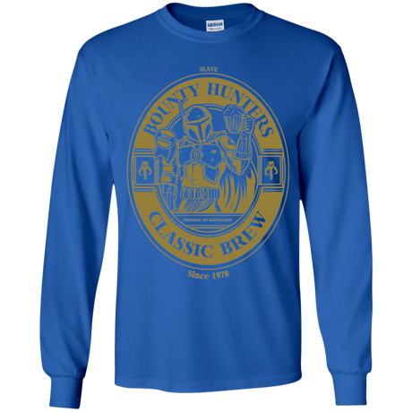 T-Shirts Royal / YS Bounty Hunters Classic Brew Youth Long Sleeve T-Shirt