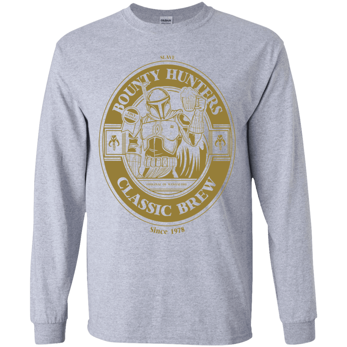T-Shirts Sport Grey / YS Bounty Hunters Classic Brew Youth Long Sleeve T-Shirt