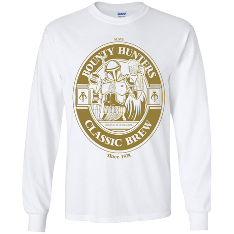 T-Shirts White / YS Bounty Hunters Classic Brew Youth Long Sleeve T-Shirt