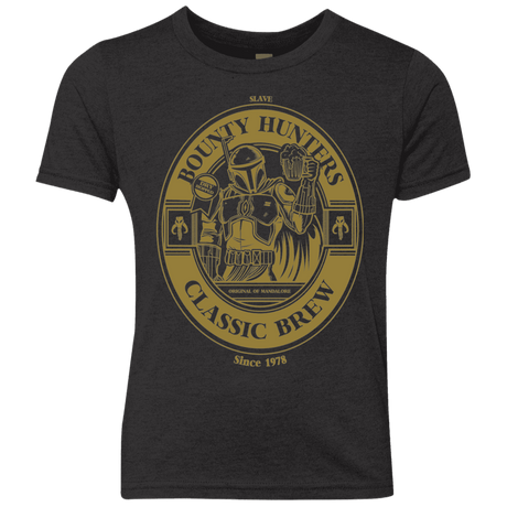 T-Shirts Vintage Black / YXS Bounty Hunters Classic Brew Youth Triblend T-Shirt