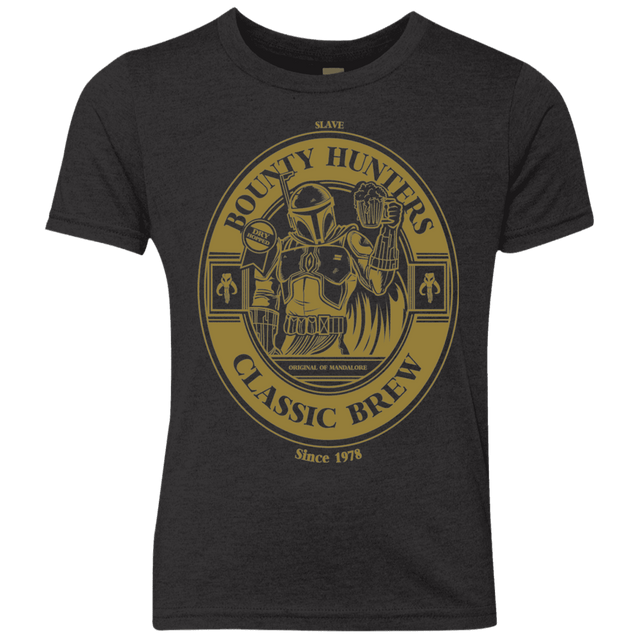 T-Shirts Vintage Black / YXS Bounty Hunters Classic Brew Youth Triblend T-Shirt