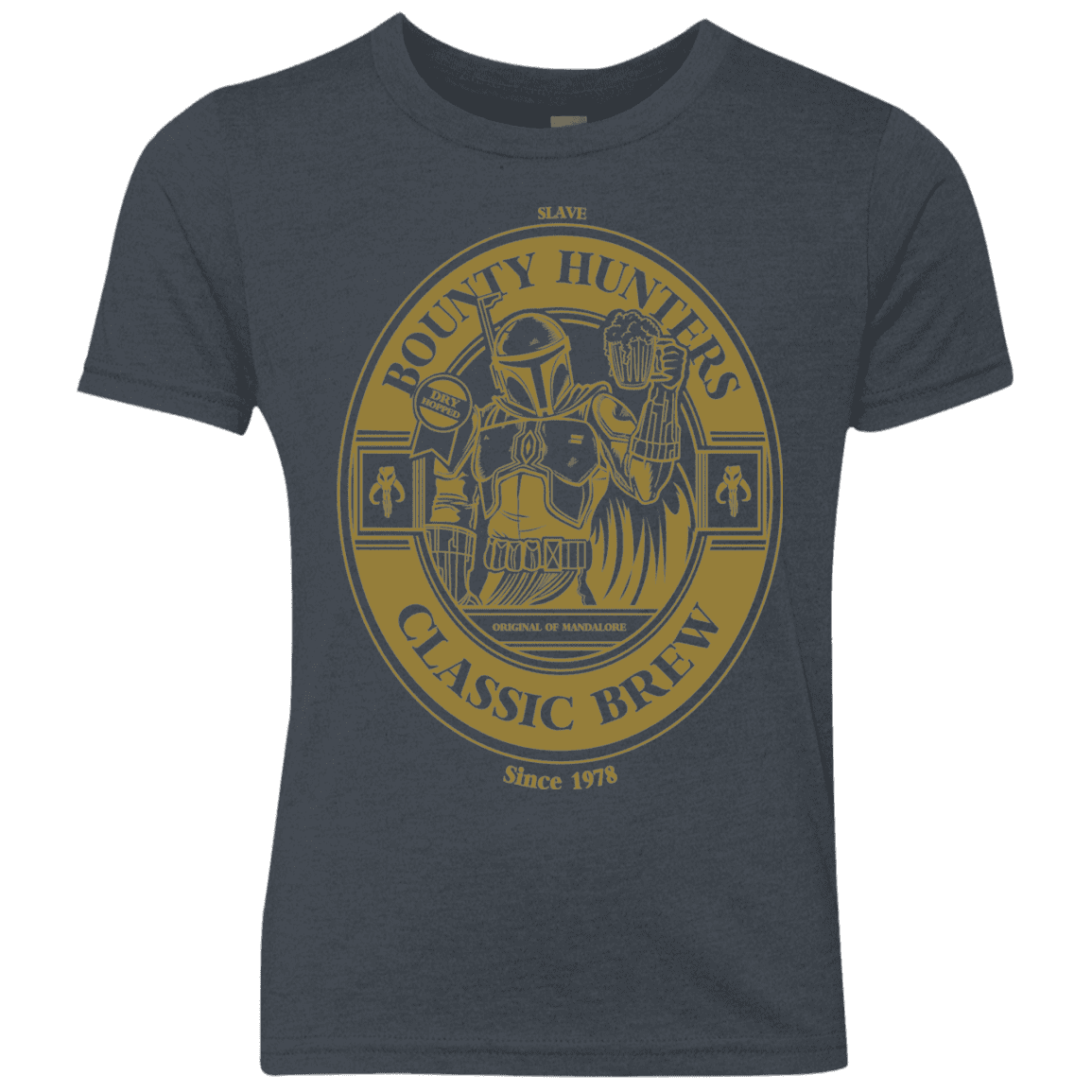 T-Shirts Vintage Navy / YXS Bounty Hunters Classic Brew Youth Triblend T-Shirt