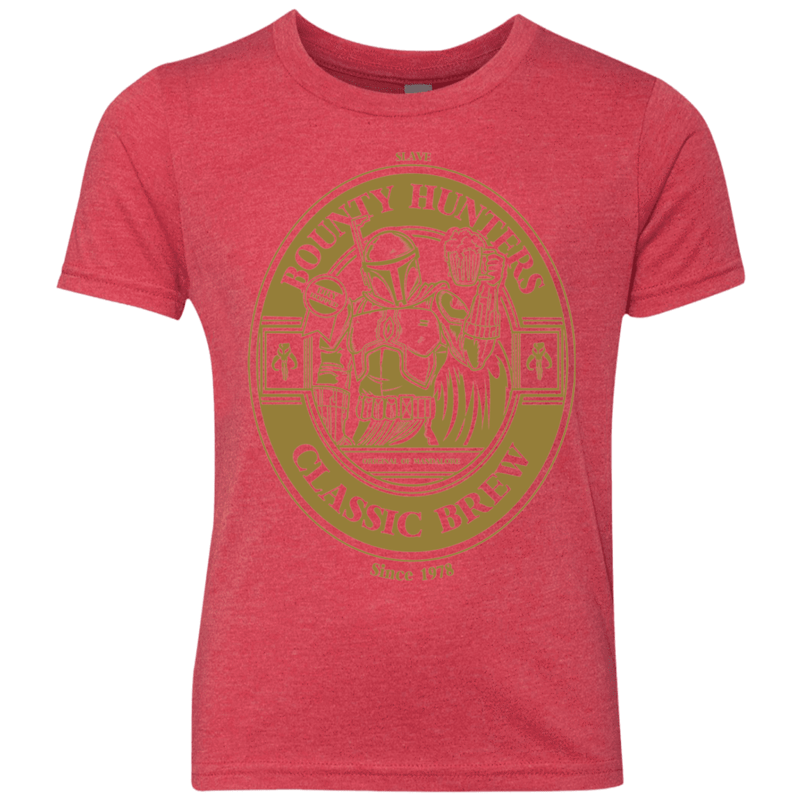 T-Shirts Vintage Red / YXS Bounty Hunters Classic Brew Youth Triblend T-Shirt