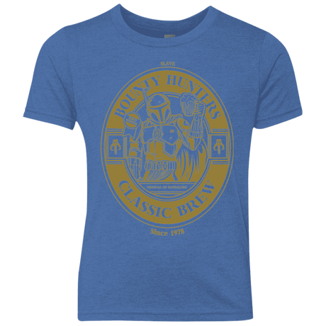T-Shirts Vintage Royal / YXS Bounty Hunters Classic Brew Youth Triblend T-Shirt