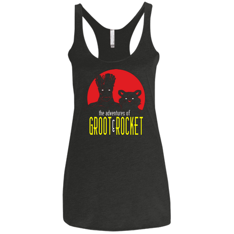 T-Shirts Vintage Black / X-Small BOUNTY HUNTERS Women's Triblend Racerback Tank