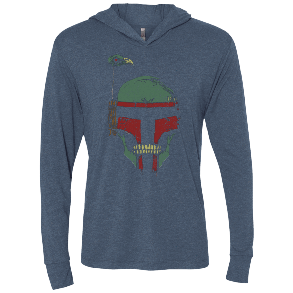 T-Shirts Indigo / X-Small Bounty Witch Triblend Long Sleeve Hoodie Tee