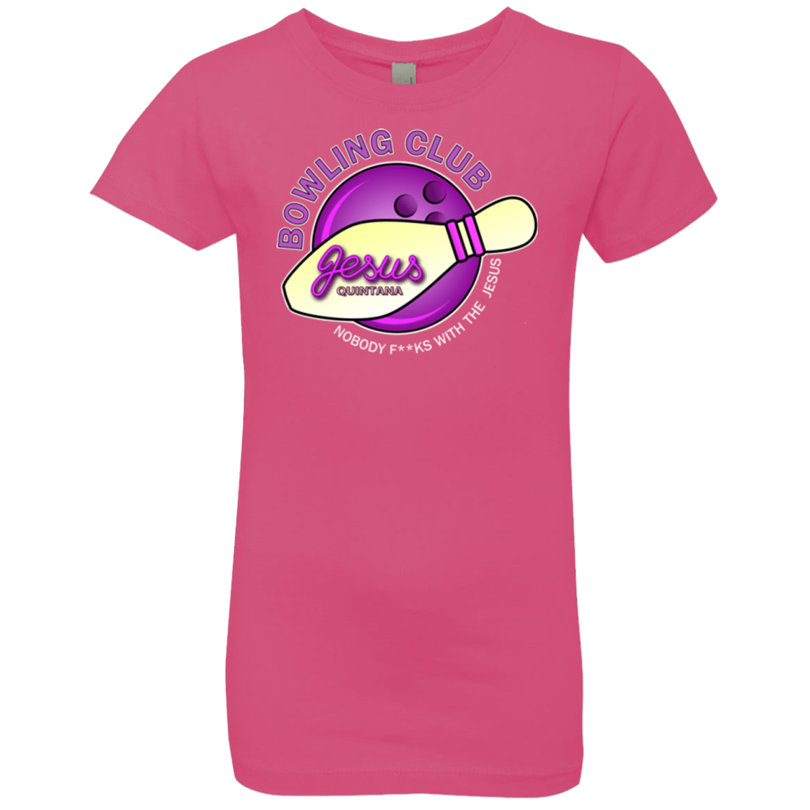 T-Shirts Hot Pink / YXS Bowling club Girls Premium T-Shirt