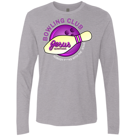 T-Shirts Heather Grey / Small Bowling club Men's Premium Long Sleeve