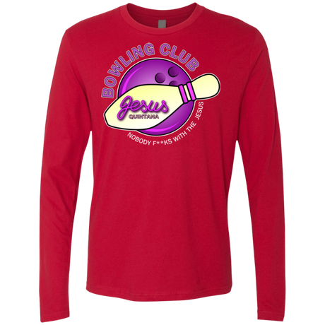 T-Shirts Red / Small Bowling club Men's Premium Long Sleeve