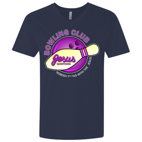 T-Shirts Midnight Navy / X-Small Bowling club Men's Premium V-Neck