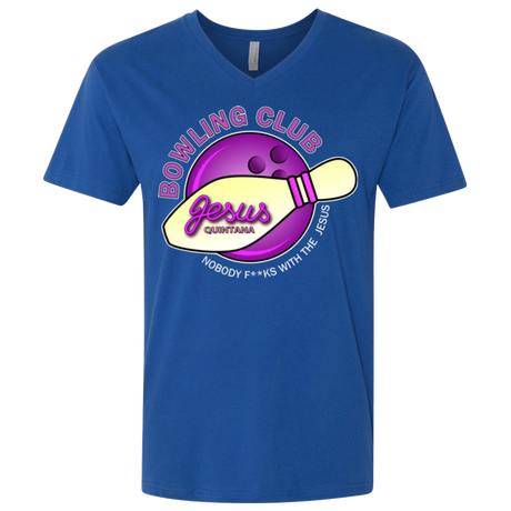 T-Shirts Royal / X-Small Bowling club Men's Premium V-Neck