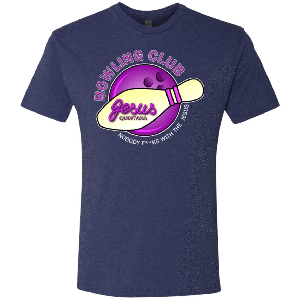 T-Shirts Vintage Navy / Small Bowling club Men's Triblend T-Shirt