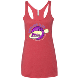 T-Shirts Vintage Red / X-Small Bowling club Women's Triblend Racerback Tank