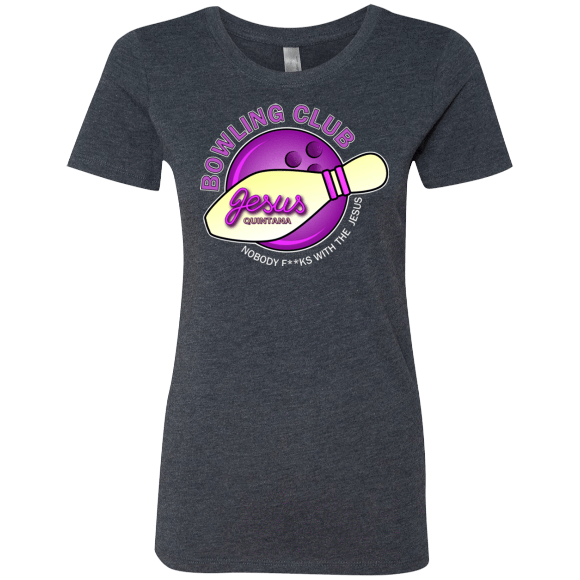 T-Shirts Vintage Navy / Small Bowling club Women's Triblend T-Shirt