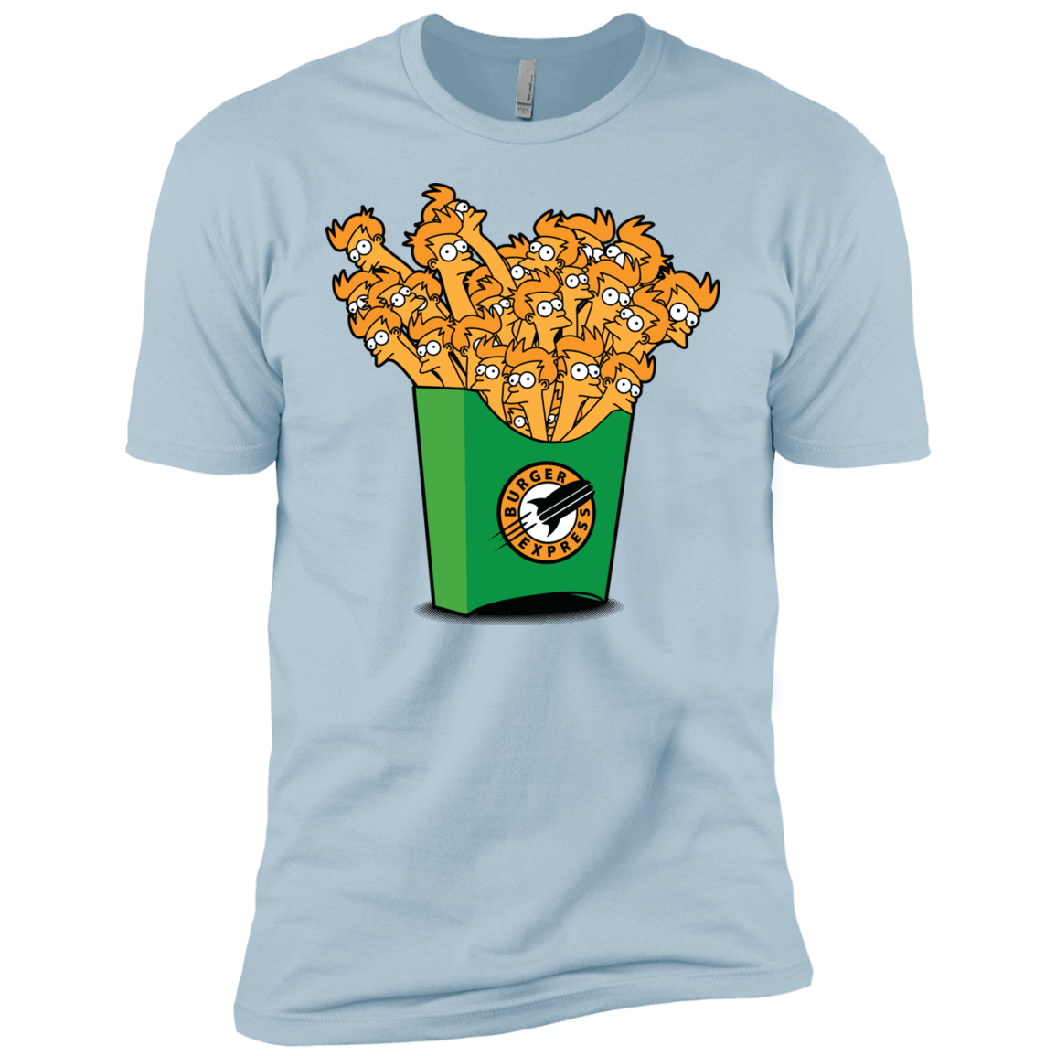 T-Shirts Light Blue / YXS Box of Fries Boys Premium T-Shirt