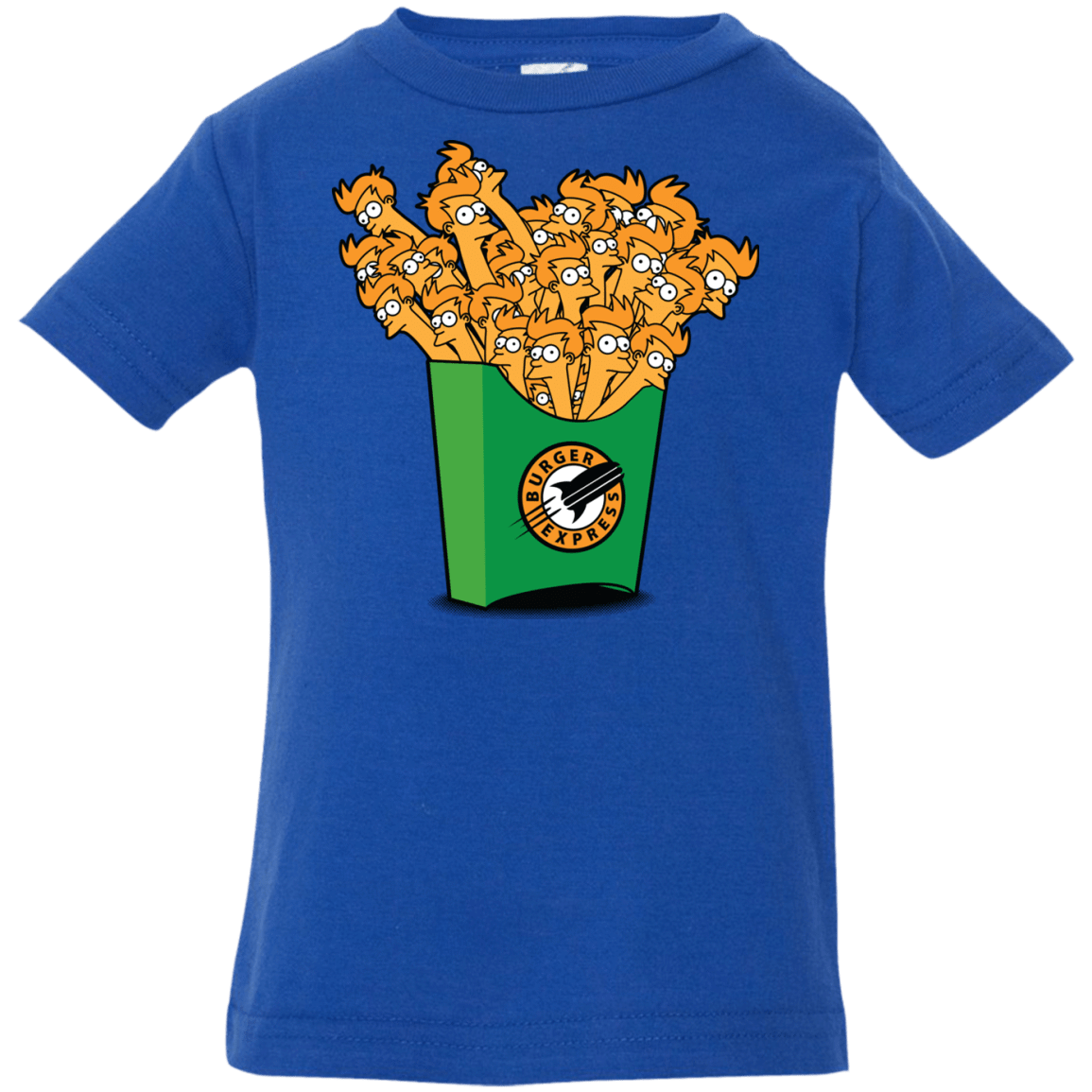 T-Shirts Royal / 6 Months Box of Fries Infant Premium T-Shirt