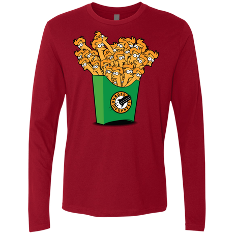 T-Shirts Cardinal / Small Box of Fries Men's Premium Long Sleeve