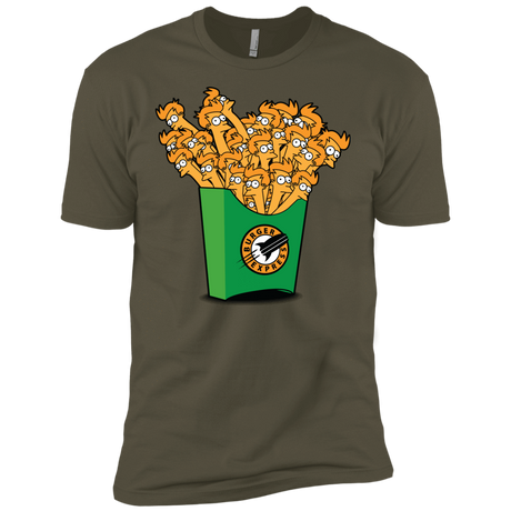 T-Shirts Military Green / X-Small Box of Fries Men's Premium T-Shirt