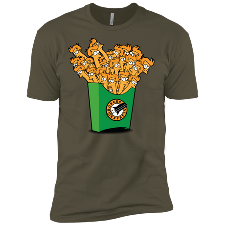 T-Shirts Military Green / X-Small Box of Fries Men's Premium T-Shirt
