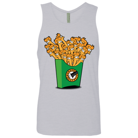 T-Shirts Heather Grey / Small Box of Fries Men's Premium Tank Top