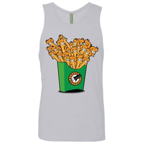 T-Shirts Heather Grey / Small Box of Fries Men's Premium Tank Top