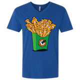 T-Shirts Royal / X-Small Box of Fries Men's Premium V-Neck