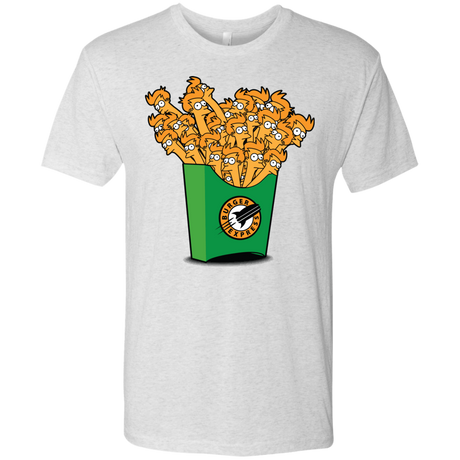 T-Shirts Heather White / Small Box of Fries Men's Triblend T-Shirt