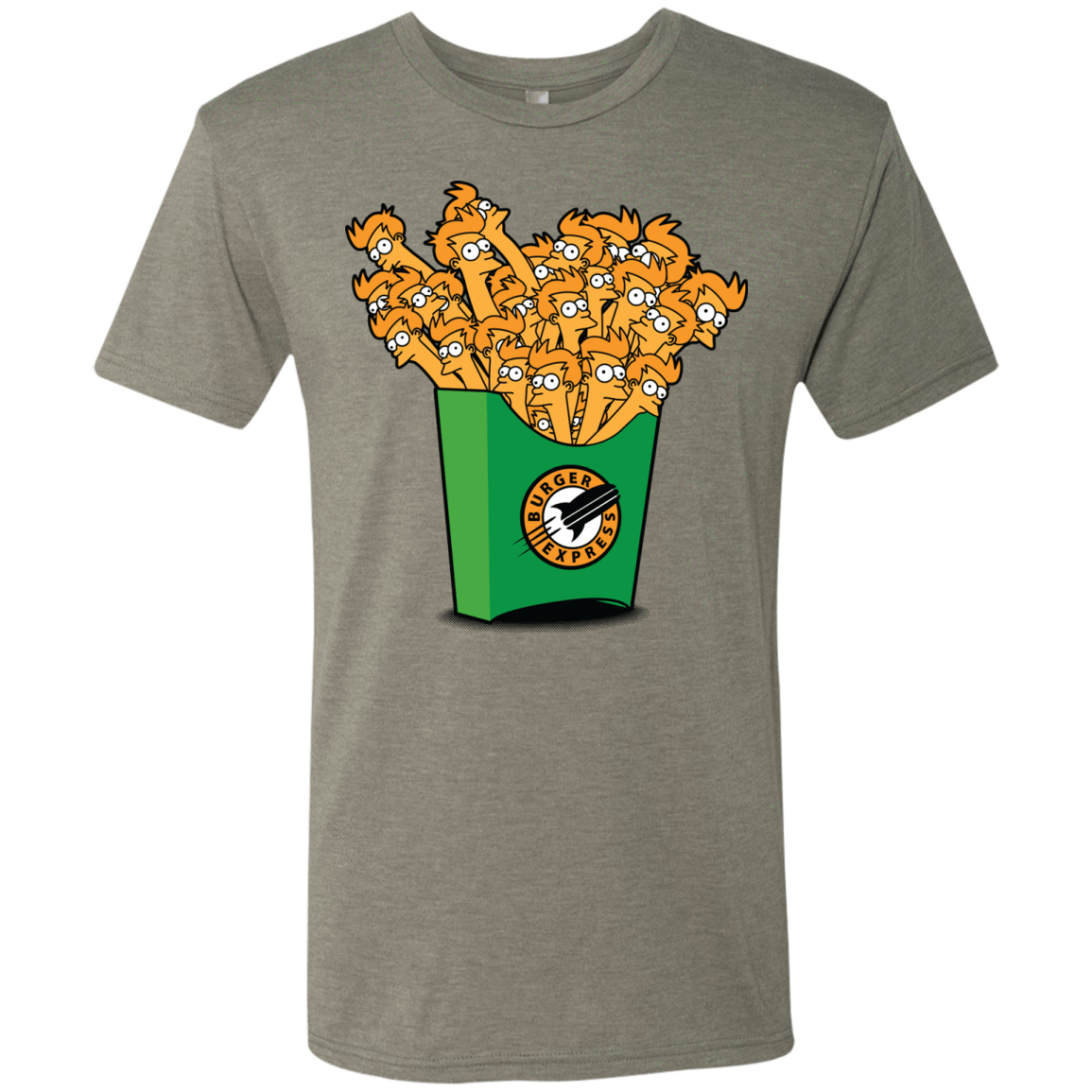 T-Shirts Venetian Grey / Small Box of Fries Men's Triblend T-Shirt