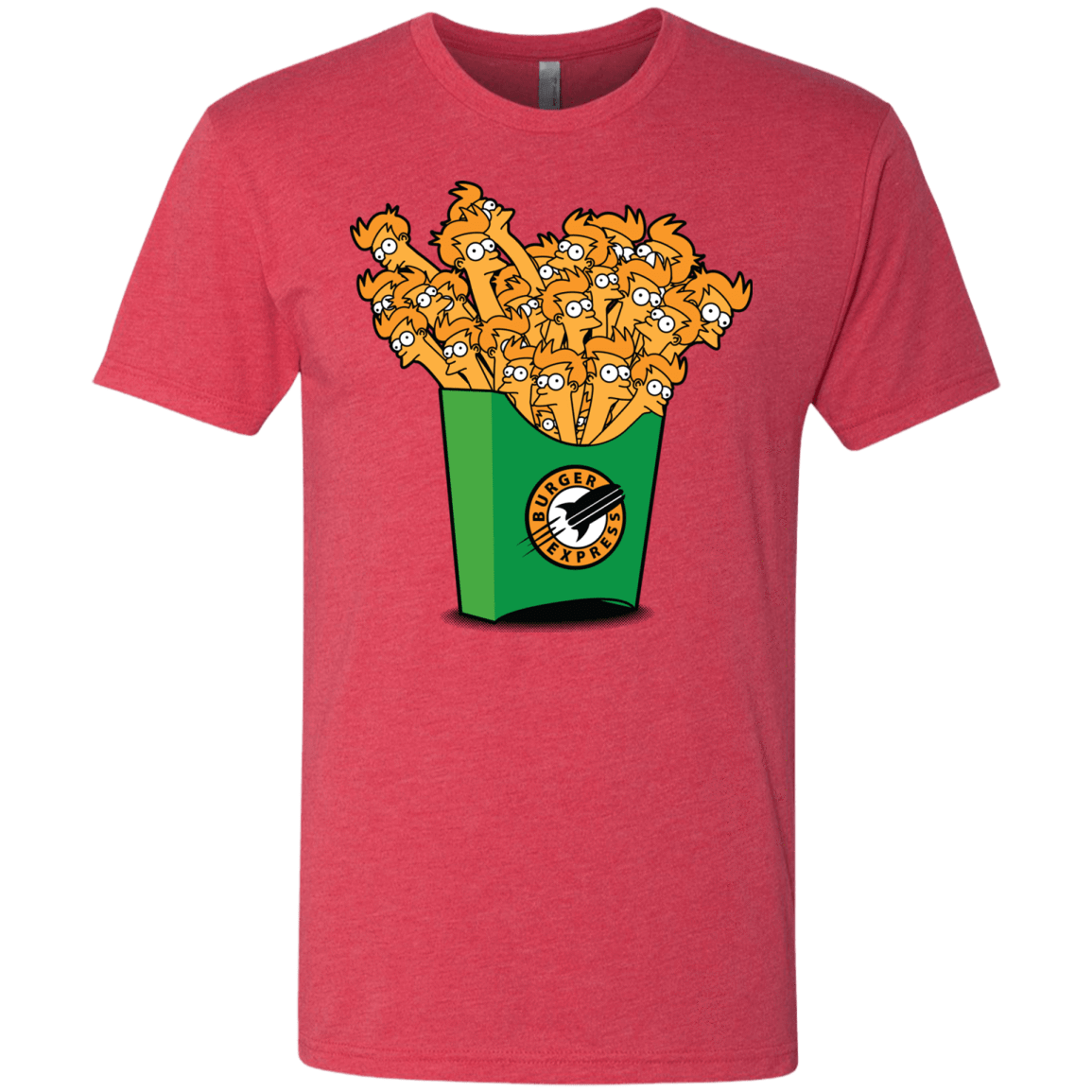 T-Shirts Vintage Red / Small Box of Fries Men's Triblend T-Shirt