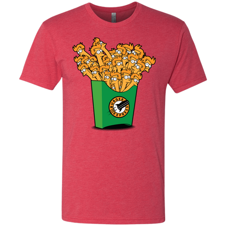 T-Shirts Vintage Red / Small Box of Fries Men's Triblend T-Shirt