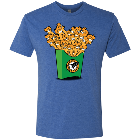 T-Shirts Vintage Royal / Small Box of Fries Men's Triblend T-Shirt