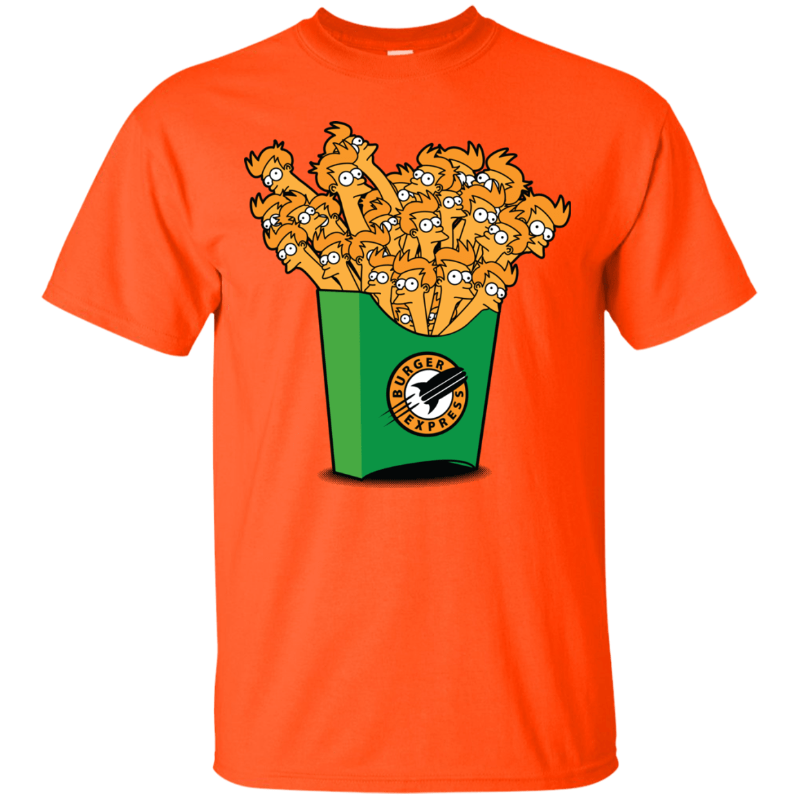 T-Shirts Orange / Small Box of Fries T-Shirt