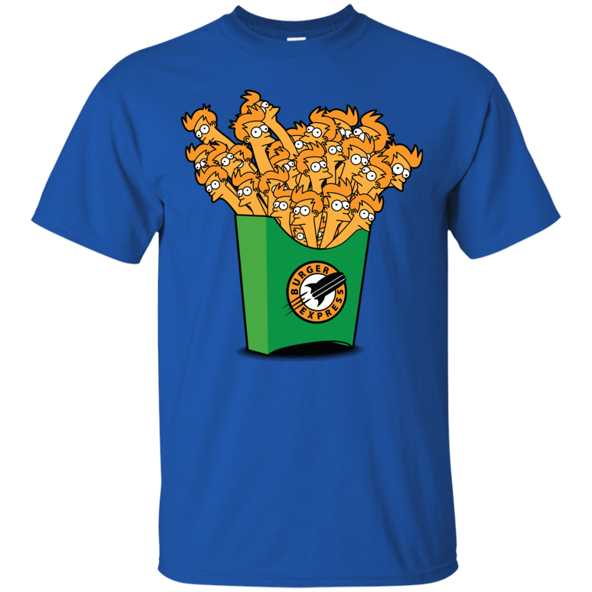 T-Shirts Royal / Small Box of Fries T-Shirt