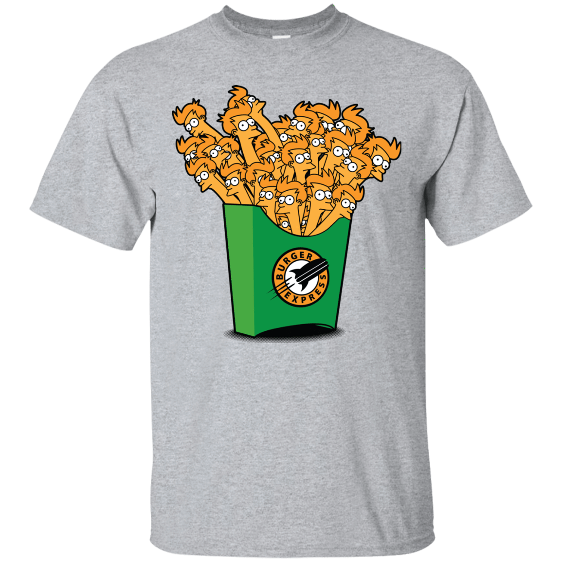 T-Shirts Sport Grey / Small Box of Fries T-Shirt