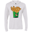 T-Shirts Heather White / X-Small Box of Fries Triblend Long Sleeve Hoodie Tee