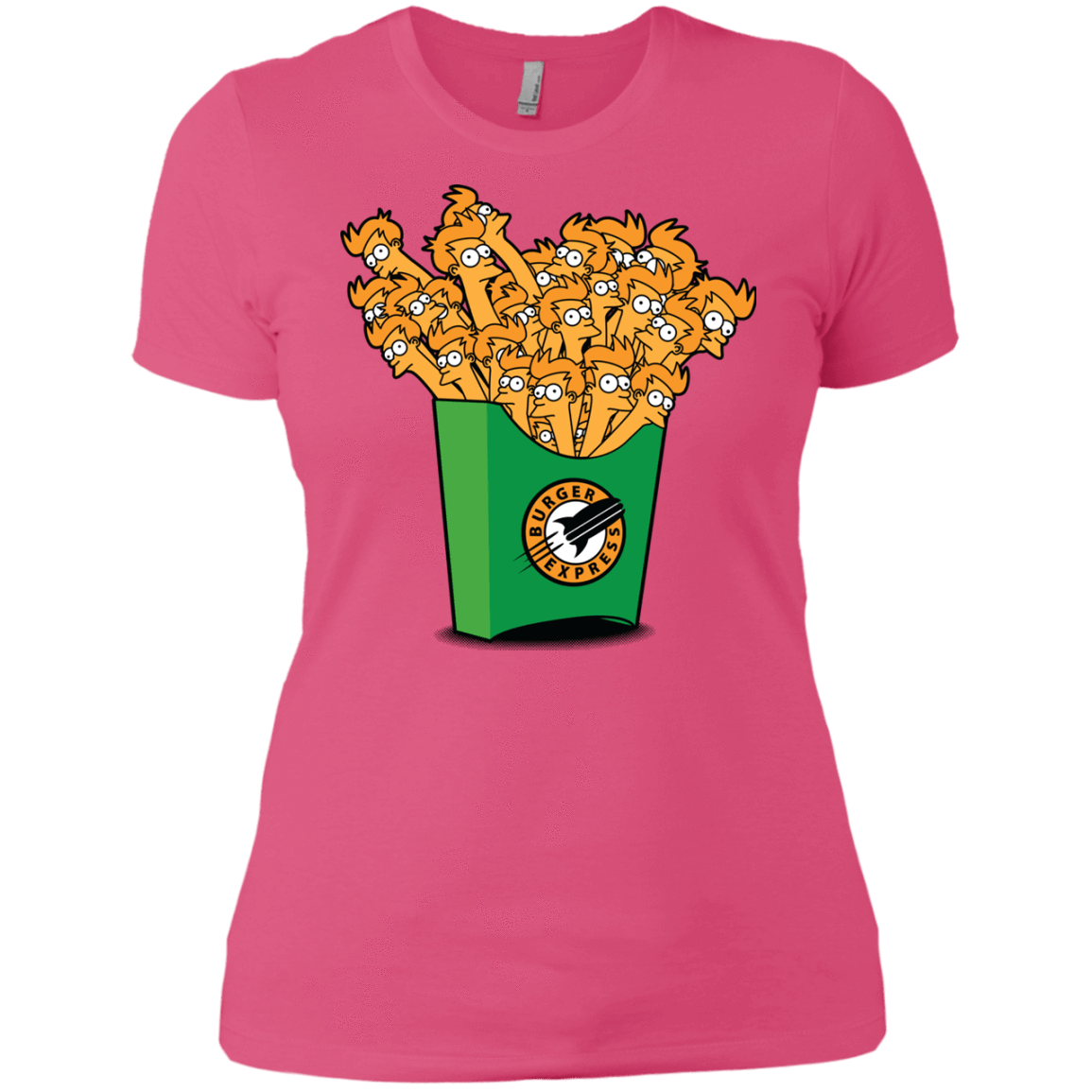 T-Shirts Hot Pink / X-Small Box of Fries Women's Premium T-Shirt